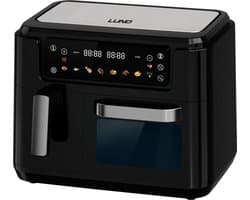 Dubbele Heteluchtfriteuse / Airfryer – 2400W – Dual Zone 11 Liter (3,5L + 7,5L) – Digitaal LCD Display – Anti-Aanbak – Vaatwasserbestendig