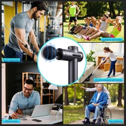 Spier Massager Gun - Massagepistool Percussie - Spierherstel Bevorderen - 99 Instelbare Snelheden - 17 x 7 x 23 cm — thumbnail 2
