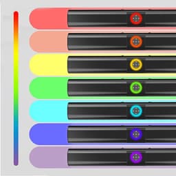 Bluetooth 5.0 TWS-soundbar voor tv's en thuisbioscoop - Soundbar met draadloze subwoofer – 3D-surroundgeluid – FM-radio – Ingebouwde subwoofer – RGB-verlichte luidspreker – Thuisbioscoopgeluid – Zwart — thumbnail 5