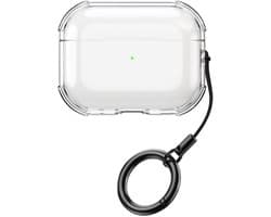Mobigear Hoesje geschikt voor Apple AirPods Pro 3 Hoesje Flexibel TPU | Mobigear Crystal Clip | Doorzichtig Hoesje AirPods Pro 3 - Transparant
