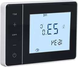 Intelligente Thermostaat - Digitale Regelaar - Comfort Verhoging - Wekelijkse Programmering - AC100-230V - Zwart — thumbnail 1