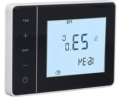 Intelligente Thermostaat - Digitale Regelaar - Comfort Verhoging - Wekelijkse Programmering - AC100-230V - Zwart