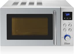 Magnetron 20 Liter - Oven Combimagnetron - Snel Eten Opwarmen - 8 Automatische Programma's - 20 Liter - Zilver — thumbnail 3