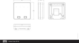 Programmeerbare Thermostaat - Draadloze Kamerthermostaat - Verwarming Regelen - RF Verbinding - Standaard - Wit — thumbnail 5