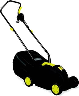 Elektrische Grasmaaier - Grastrimmer Grasmaaier - Gazon Onderhoud - 3-voudig Verstelbare Maaihoogte - 32 cm Snijdiameter - Groen — thumbnail 1