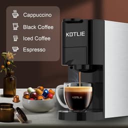 4-in-1 capsule koffiezetapparaat voor Nespresso Original/Dolce Gusto/gemengde koffie/ESE-pads (44 mm, 19 bar, 1450 W, 800 ml — thumbnail 2