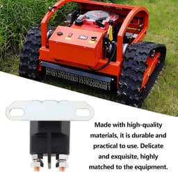 SnelShoppen - 12V Startmagnetisch Schakelaar Voor Grasmaaier, 4 Aansluitingen, Duurzaam Metaal, Compatibel met 1873611 en 725-04439, Voor Quads en Tui — thumbnail 2
