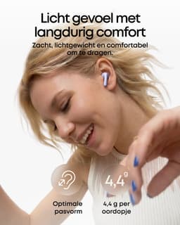 soundcore Anker P42i Draadloze Oordopjes, Adaptieve ANC Voor Dagelijks Geluid, Hi-Res Audio Met LDAC, Natuurlijke Modus Voor Concerten & Live Events, 56Uur Speeltijd, Al-Oproepen Met 6 Microfoons, Draadloos Opladen, IP55 — thumbnail 3