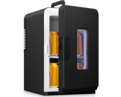 SP® Minibar - 15L Capaciteit - Mini Koelkast - Draagbare Koelkast - Zwart - 45cm x 25cm x 31cm