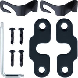 Reparatieset voor zonnewering geschikt voor Jeep Wrangler JK 2018-2022 en Gladiator 2020-2022 met 2 aluminium vizierclips voor eenvoudige montage en duurzame fixatie — thumbnail 4