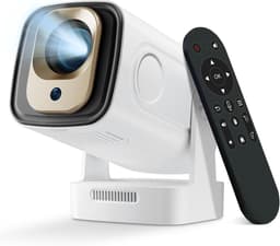 SnelShoppen - Mini Projector FHD 1080P, Draagbare Buiten Cinema met 5G WiFi 6+Bluetooth 5.4, Android 11.0, Auto Focus Correctie voor PC/Laptop, Perfec — thumbnail 1