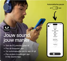 Fresh 'n Rebel Clam Core 2 - Draadloze Bluetooth Koptelefoon met Microfoon - 70 uur Speeltijd - Rijk en helder geluid - Verbind 2 apparaten tegelijk - Personal Sound App - Bekabeld luisteren via USB-C (Dreamy Lilac) — thumbnail 3