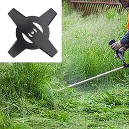 Grasmaaier Bladen - Onkruid Snijders - Gazon Onderhoud - Duurzaam Koolstofstaal - 4 Stuks - Metaal — thumbnail 2