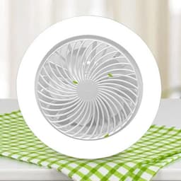 Plafondventilator met afstandsbediening, dimbare LED-plafondventilator, ingebouwde 30W E27-lamp, stille werking, geschikt voor woonkamer, slaapkamer en kantoor, met 3 lichtkleuren. — thumbnail 2