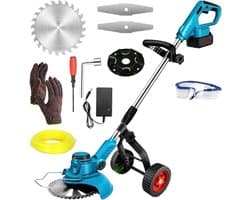 Elektrische Grasmaaier - Snoeischaar Grastrimmer - Tuin Onderhoud - Borstelloze Motor - 91-130 cm Verstelbaar - Universeel