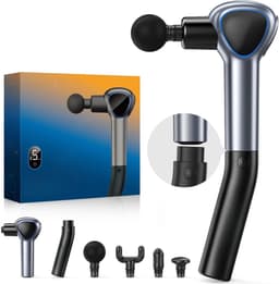 QIN® Massage Gun - Massage Pistool - Massage Gun Professioneel - Massage-gun - Zwart - 13cm x 7cm x 37cm — thumbnail 1