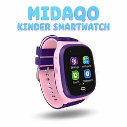 4G GPS Smartwatch - Midaqo Kinder Smartwatch - GPS Horloge - Acurate GPS - Sos Oproep - Bellen En Video Bellen - Spraakberichten - Route Historie - Geo Fence - IP67 Waterproof. — thumbnail 3