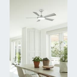 Evolar Smart Plafondventilator met Verlichting en WiFi - 132 cm - Stille Plafondlamp met Ventilator - Dimbaar Warm Wit Licht (LED) - EVO-CF52SNW — thumbnail 3