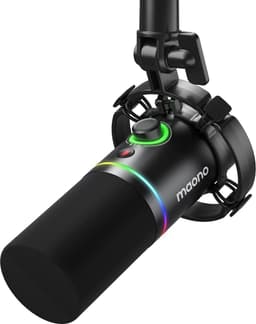 Maono PD200X - XLR Dynamische RGB Microfoon PC - USB-microfoon voor Streaming / Podcast / Studio / Gaming / Geschikt voor PS4/5 — thumbnail 1