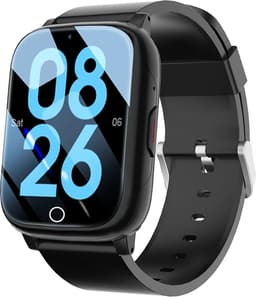 DrPhone ZONE4 - 4G Sim -Real Time GPS Smartwatch 1.69 Inch Grote Kleurenscherm - SOS Knop - Videobellen - GPS App Inbegrepen - Zwart — thumbnail 1
