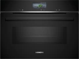 Siemens CM776G1B1 - iQ700 - 60cm x 45cm - Compacte inbouw bakoven met magnetron - Eenvoudig te reinigen met pyrolytische zelfreiniging activeClean - Air Fry-functie: voor perfect en gezonde gefrituurde gerechten — thumbnail 1