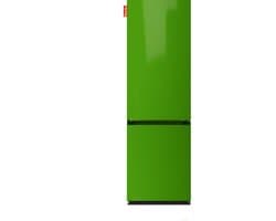 NUNKI LARGECOMBINF-ALGRE Combi Bottom Koelkast, D, 182+71l, Light Green Gloss All Sides