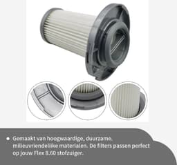 Replacements® Filters geschikt voor Rowenta X-Force Flex 8.6 - RH96XX - ZR009005 - 4-delig — thumbnail 3