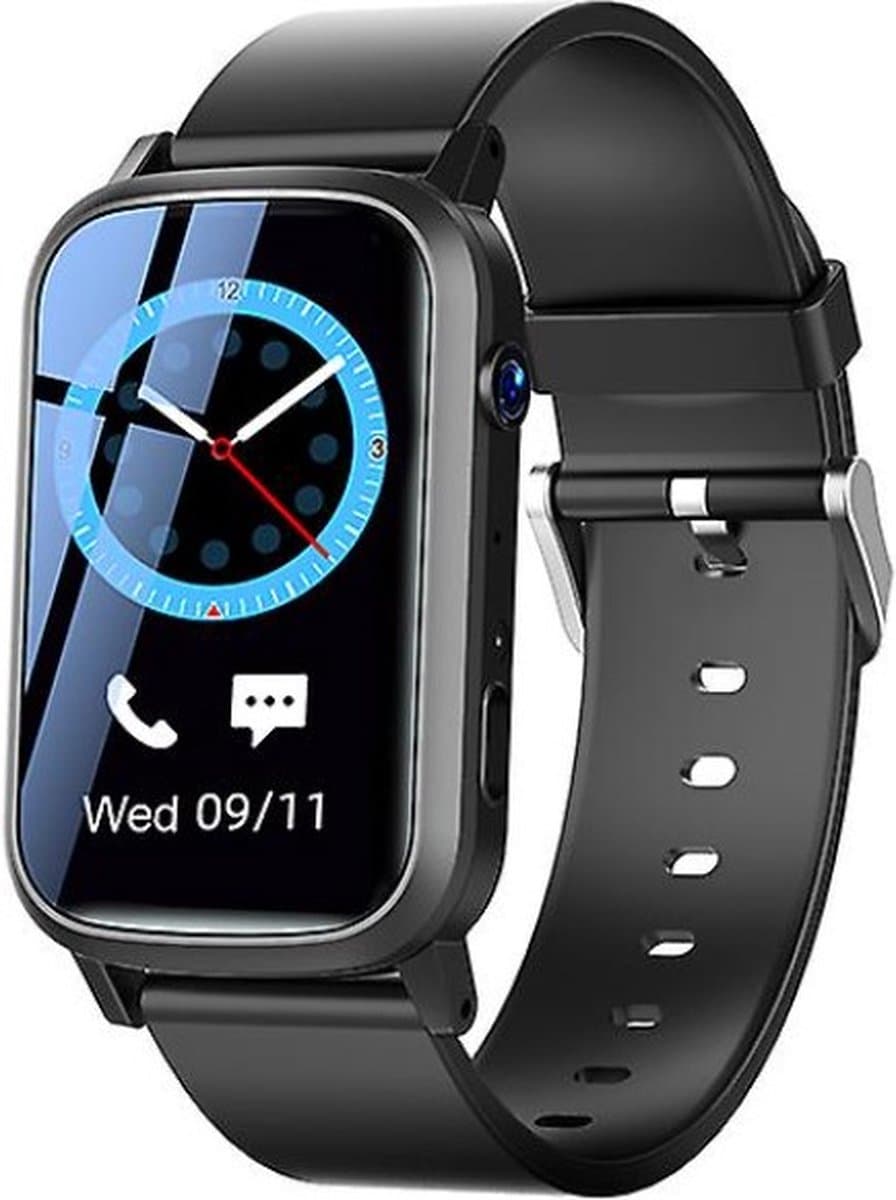 DrPhone Zone3 - 4G GPS Smartwatch - Waterdicht, Real-Time Locatie, Camera, SOS - Voor Ouderen en Kinderen - Zwart — afbeelding 1