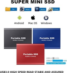 Harde schijf extern - Harde schijf - 1TB - Draagbaar - Externe harde schijf - Must have voor al uw extra foto's en bestanden! — thumbnail 5