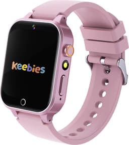 Keebies Smartwatch Kinderen - 5 t/m 12 jaar - Incl. Camera en 26 Kids Spelletjes - 512MB Geheugen - USB Oplaadbaar kinderhorloge - Meisje - Roze — thumbnail 1