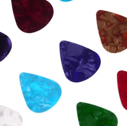 Mix van 8 Plectrums - Set van 8 Plectra - Celluloid Plectrum - Gitaar Spelen - Guitar Picks - Kado Gitarist - Gitaren - Gitaar Accessoires — thumbnail 2