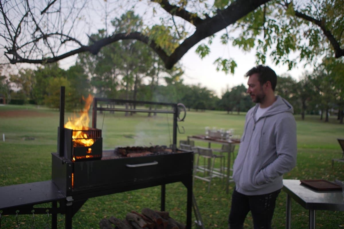 Argentijnse Grill - Santa Maria Grill - BBQ03SI - Barbecue - Buitenkeuken - Gaucho - Tagwood BBQ — afbeelding 1