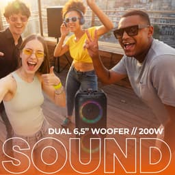 Denver Bluetooth Speaker Party Box - Discolichten - Partybox - Incl. Afstandsbediening - Microfoon Aansluiting - BPS354 — thumbnail 4