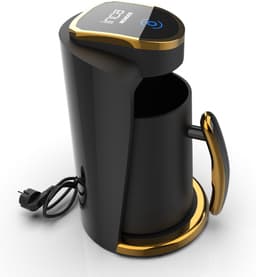 BasicTeQ: INCA IKM-01 Turkse KOFFIE WONDER SERIE koffiezetapparaat. Ook geschikt voor Balkan, Grieks koffie. Moka-maker. Met brouwdetectiesensor en beveiligd tegen droogkoken- automatische uitschakeling, Cezve, 1-4 kopjes. — thumbnail 3