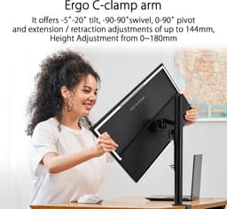 ASUS ZenScreen MB229CF - Portable Monitor - USB-C 60W - 100hz - 22 inch - Met Stand — thumbnail 3