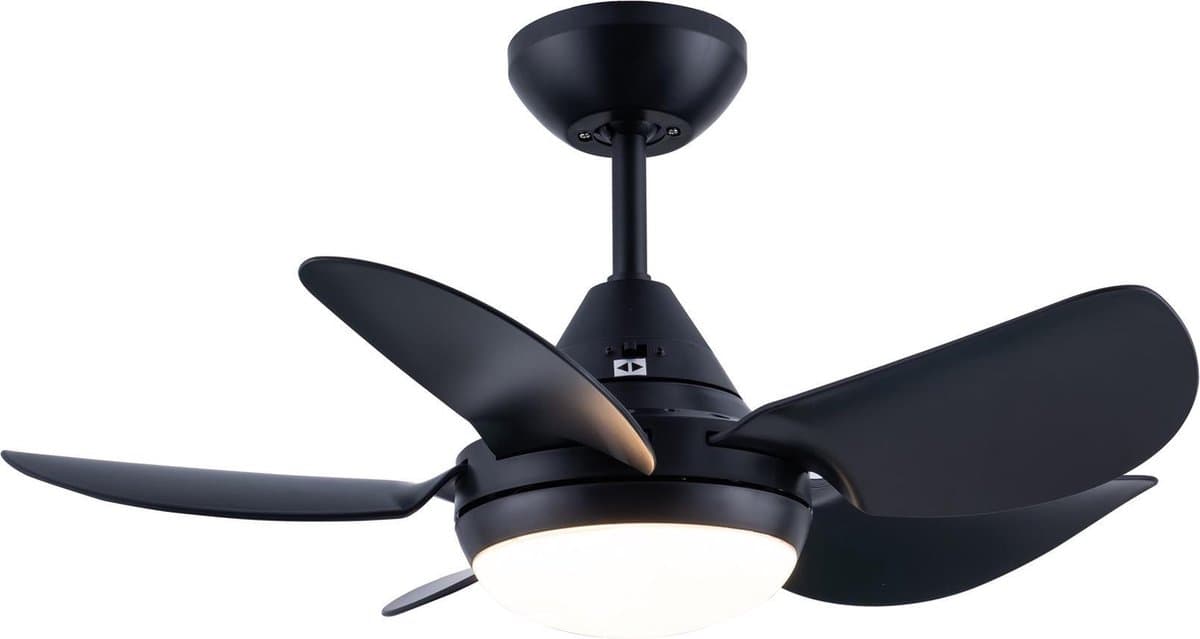 Evolar Plafondventilator met Verlichting - 76 cm - Stille Plafondlamp met Ventilator - Dimbaar Warm Wit Licht (LED) - EVO-CF30B — afbeelding 1