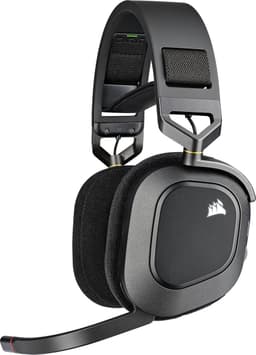 Corsair HS80 - Draadloze Gaming Headset - RGB - Carbon - PlayStation & PC — thumbnail 1