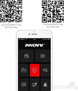 INNOVV K5 Motor Dashcam Set - 4K - GPS Tracker - WiFi - App - Motor Camera - G-sensor - Externe Microfoon - Slimme Afstandsbediening — thumbnail 3