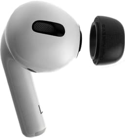 Foam eartips geschikt voor Airpods Pro (2) - zwart - 6× Small - zachte memory foam opzet oortjes - foamigo® — thumbnail 1