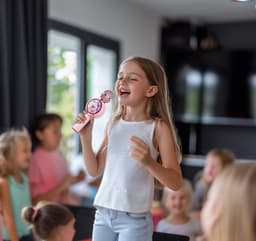 Pokémon Jigglypuff - draadloze karaoke microfoon voor kinderen - oplichtend LED display - speaker - met stemeffecten — thumbnail 5