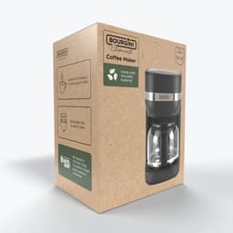 Bourgini Elements Koffiezetapparaat – 1,5L (10-12 Kopjes) - Warmhoudplaat - Automatische Uitschakeling - Vaatwasserbestendig - GRS gecertificeerd gerecyclede materialen — thumbnail 5