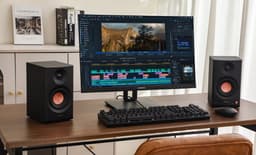 Edifier MR3 - Studio monitor speakers met Bluetooth / Zwart — thumbnail 5