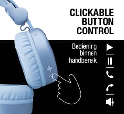 FRESH 'N REBEL Code Core On-ear Draadloze hoofdtelefoon Vivid Blue — thumbnail 3