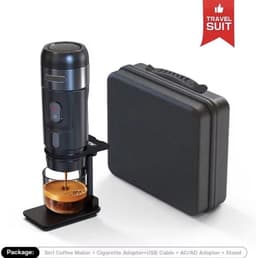 Draagbare Koffiezetapparaat - Voor Auto & Thuis - DC12V - Espresso Koffiezetapparaat - Fit Nespresso - Dolce Pod - Capsule Koffie - KoffiePoeder - Bouw Koffiezetapparaat - — thumbnail 1