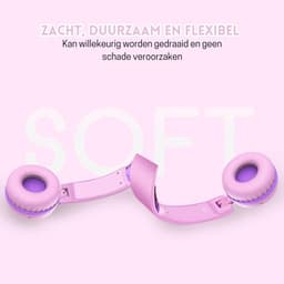 StayPowered Koptelefoon - Veilig & Comfortabel voor Kinderen - 85dB Geluidslimiet - Zacht Memory-Schuim - Ergonomisch Ontwerp - Opvouwbaar & Duurzaam - Verstrengelvrij Kabel - Universele Compatibiliteit - Roze - Levering Sneller dan Aangegeven! — thumbnail 3