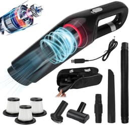 Draadloze handstofzuiger 120W - krachtige en oplaadbare mini-stofzuiger voor auto, huis en moeilijk bereikbare plekken — thumbnail 1