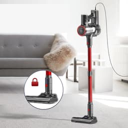 SteeFly® Steelstofzuiger Ysora 6-in-1 - Krachtig & zakloos - Draadloos multifunctioneel design - Lichtgewicht - Kleur: rood — thumbnail 5