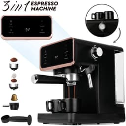 Berlingerhaus 9732 - Espresso - koffie - Senseo - Touchscreen - Machine - Black rose edition — thumbnail 3