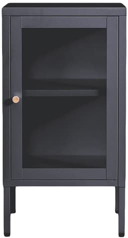 Dalby display kast - glazen showcase - stalen framekast - ruimtebesparing - 38 cm x 35 cm x 70 cm — thumbnail 1