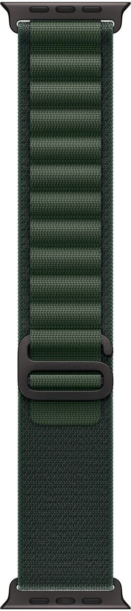 Apple Watch Ultra 2 GPS + Cellular - 49mm - Zwarte Titanium Case met Dark Green Alpine Loop - Small — thumbnail 2